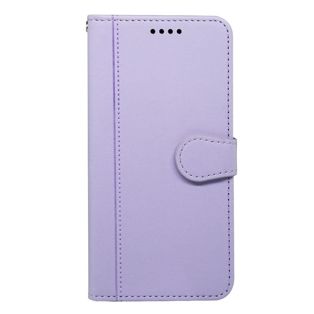 Google Pixel 10a EIDERWOOD Konstläder Fodral m. Korthållare & Stativfunktion – Lila