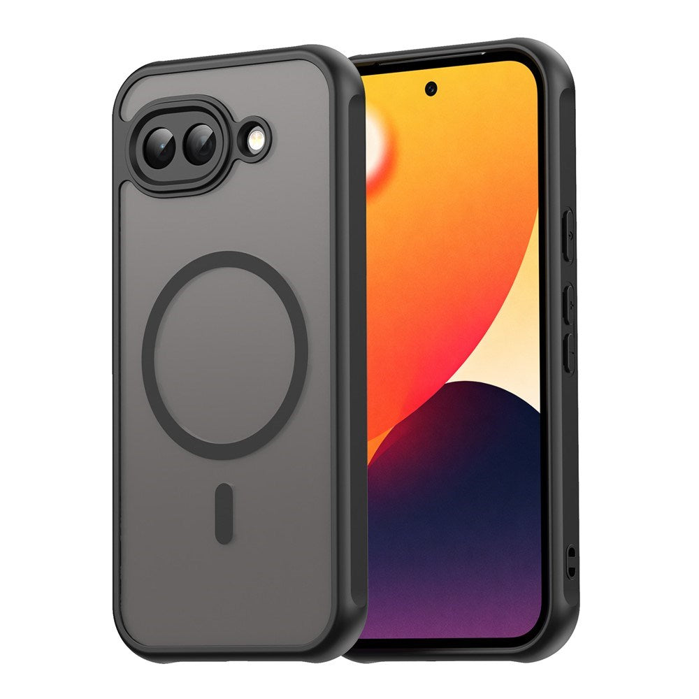 Google Pixel 10a EIDERWOOD Matt Hybrid Plast Skal - MagSafe Kompatibel - Svart