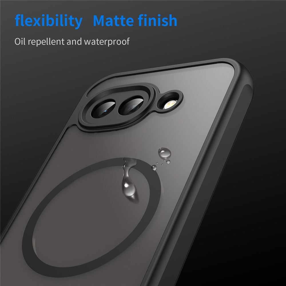 Google Pixel 10a EIDERWOOD Matt Hybrid Plast Skal - MagSafe Kompatibel - Svart