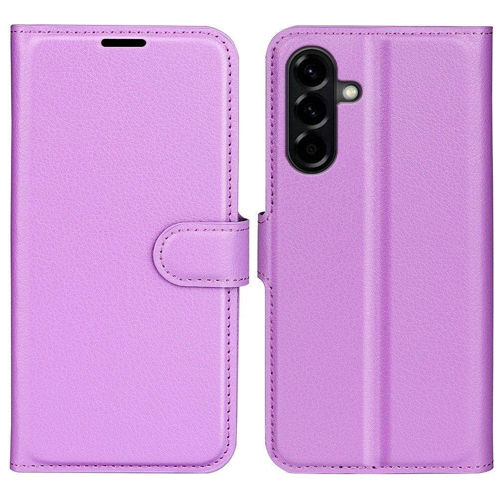 EIDERWOOD Samsung Galaxy A57 Konstläder Fodral m. Korthållare & Ställfunktion - Lila