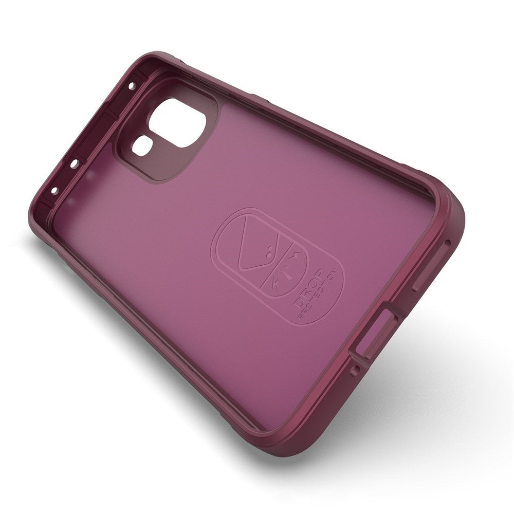 EIDERWOOD OnePlus 15R Flexibelt Plast Skal - Mörkröd