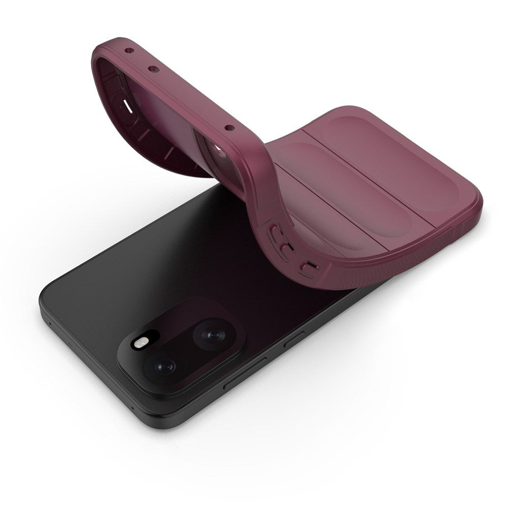 EIDERWOOD OnePlus 15R Flexibelt Plast Skal - Mörkröd