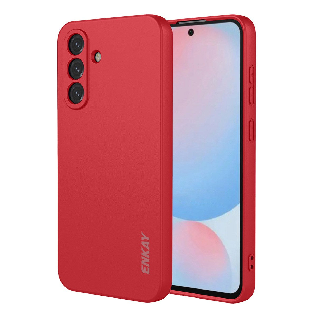 Samsung Galaxy A57 ENKAY Silikon Skal - Röd