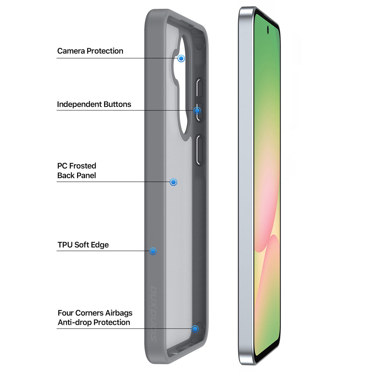 Samsung Galaxy A57 DUX DUCIS Hybrid Skal - Grå