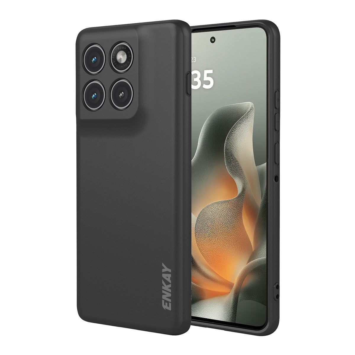 Motorola Edge 70 ENKAY Silikon Skal - Svart