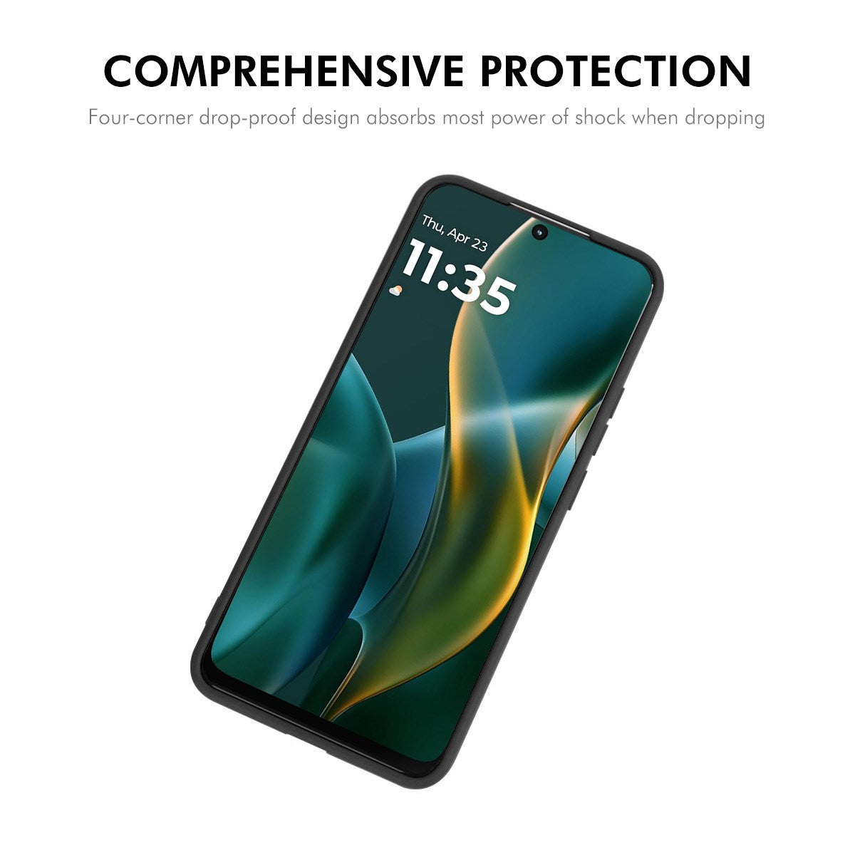 Motorola Edge 70 ENKAY Silikon Skal - Mørkblå