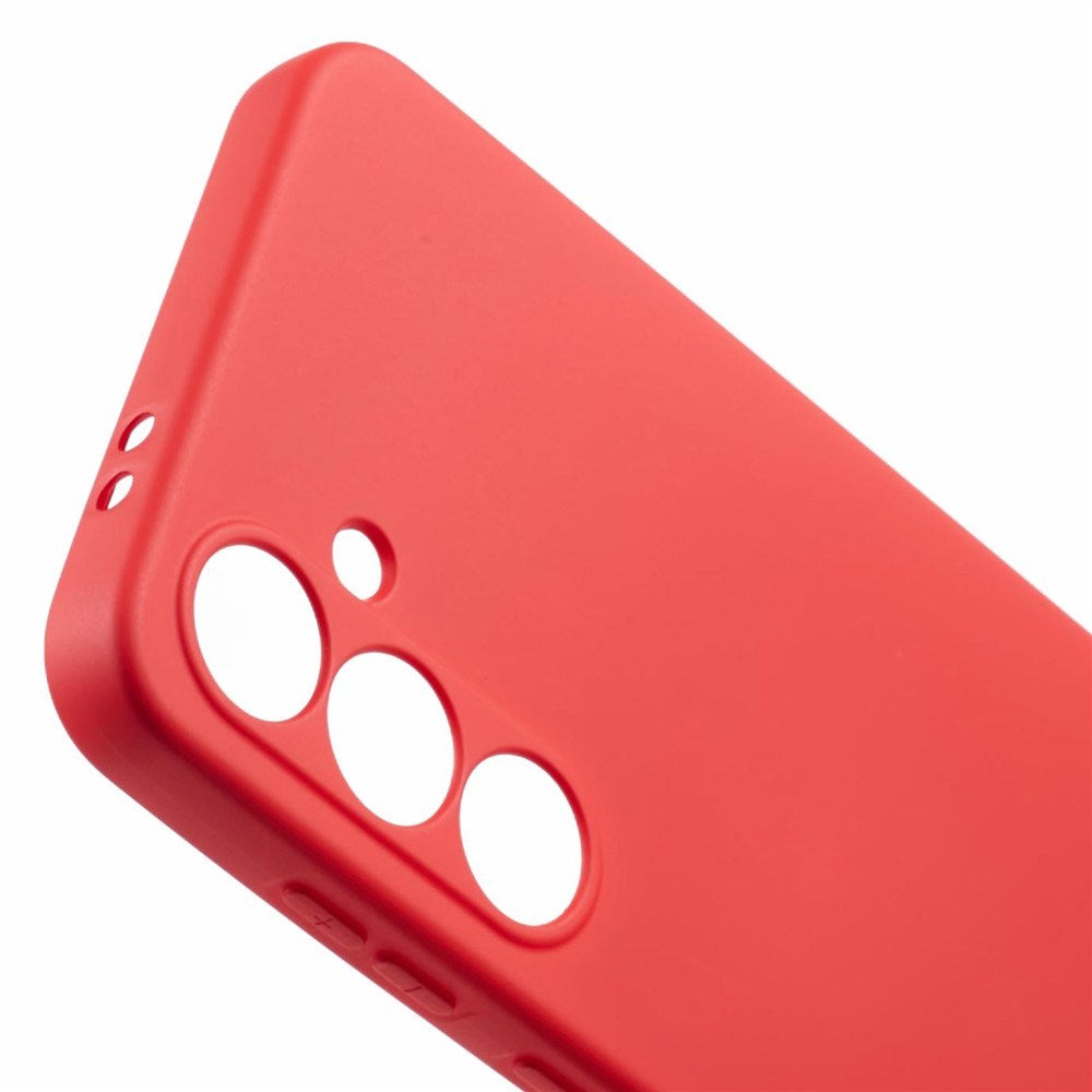 Samsung Galaxy A37 EIDERWOOD Fodrat Flexibelt Plast Skal - Röd
