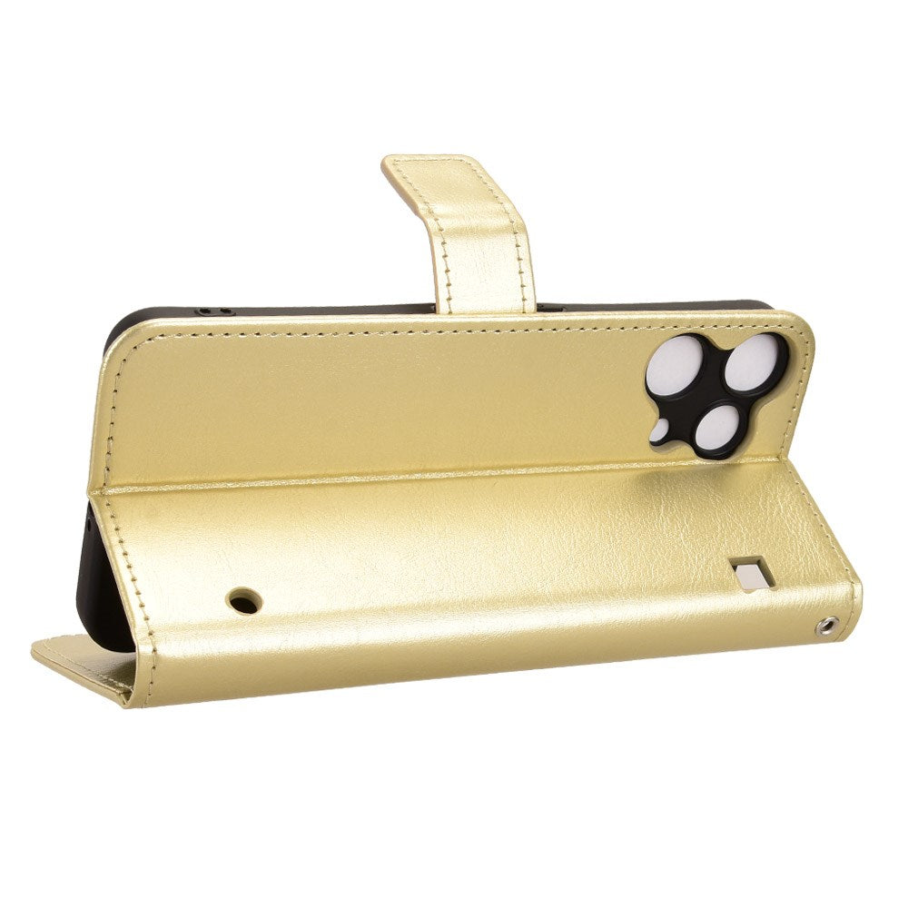 EIDERWOOD Nothing Phone (3a) Lite Konstläder Fodral m. Rem - Guld