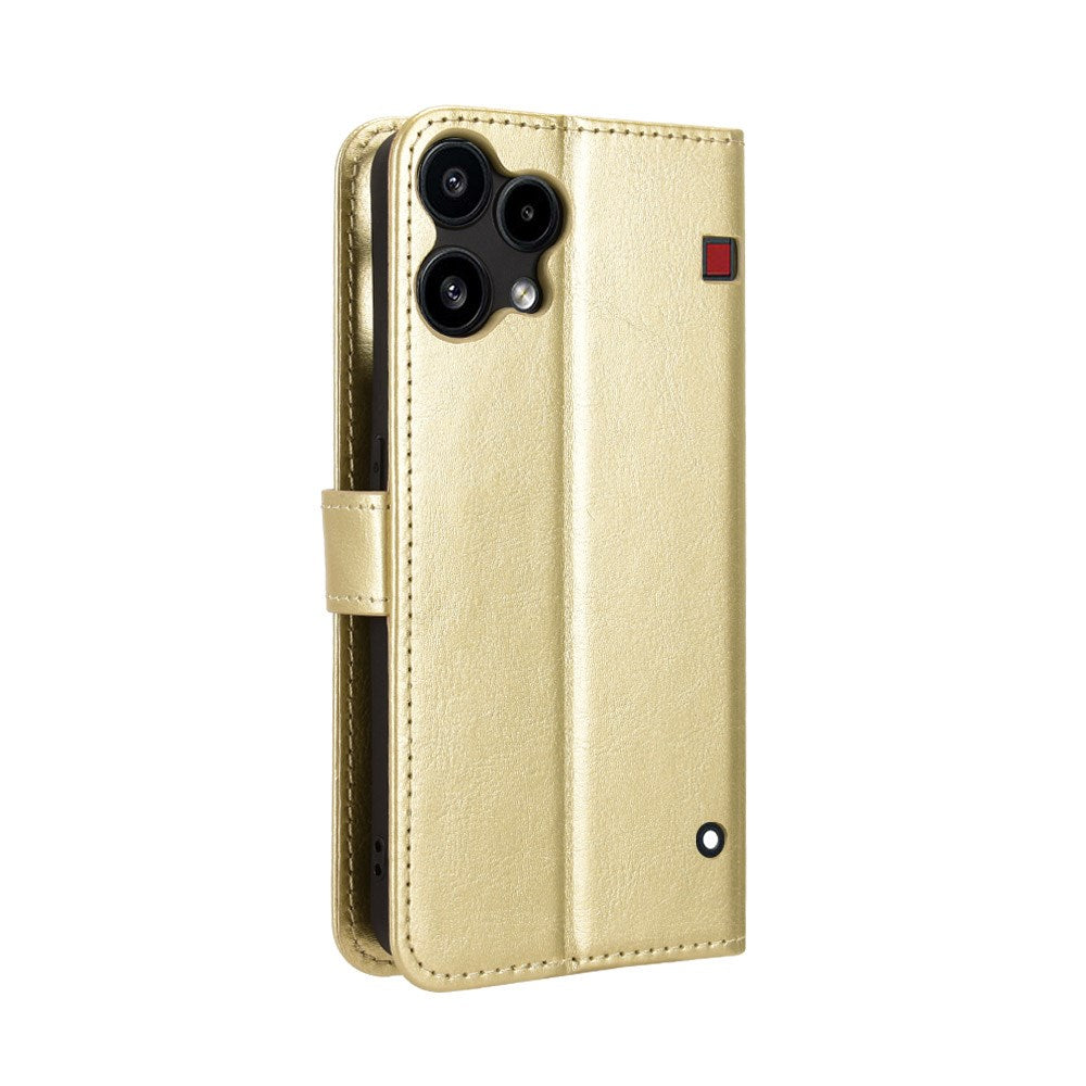 EIDERWOOD Nothing Phone (3a) Lite Konstläder Fodral m. Rem - Guld