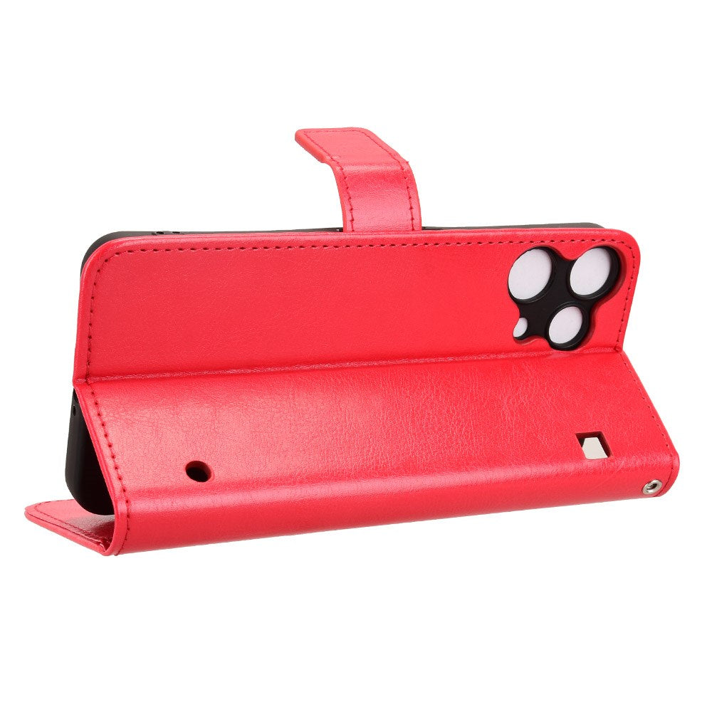 EIDERWOOD Nothing Phone (3a) Lite Konstläder Fodral m. Rem - Röd