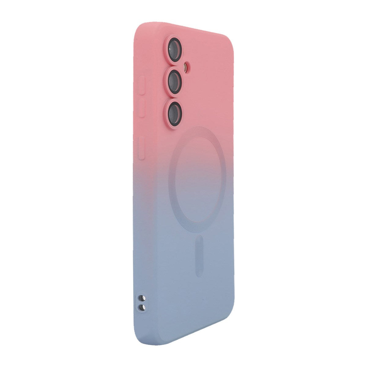 Samsung Galaxy A57 ENKAY Gradient Silikon Skal - Rosa / Blå