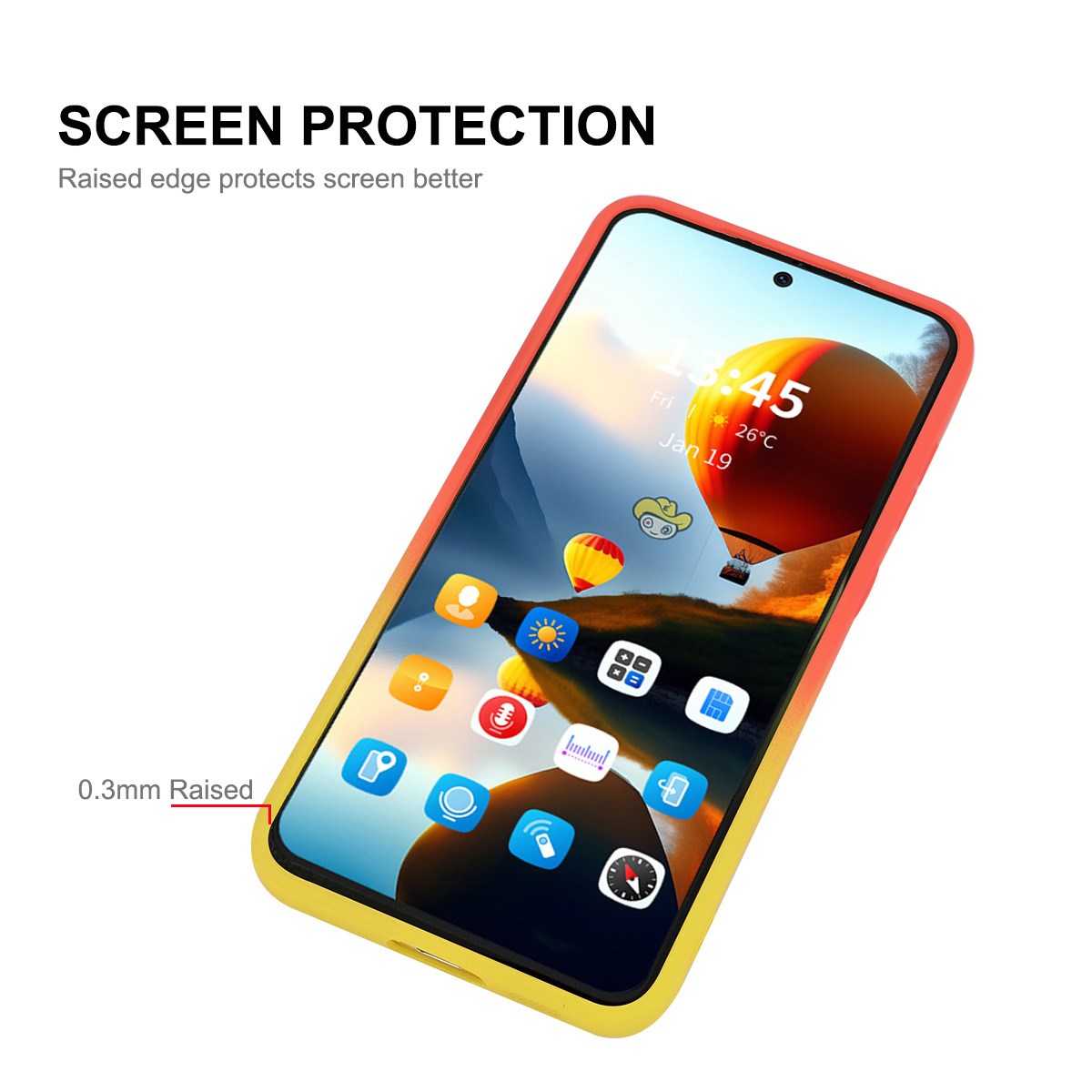 Samsung Galaxy A57 ENKAY Gradient Silikon Skal - Blå / Grön