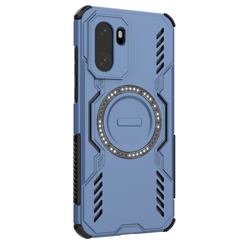 EIDERWOOD OnePlus 15R Hantverkar Skal m. Värmeavledning - MagSafe Kompatibel - Blå