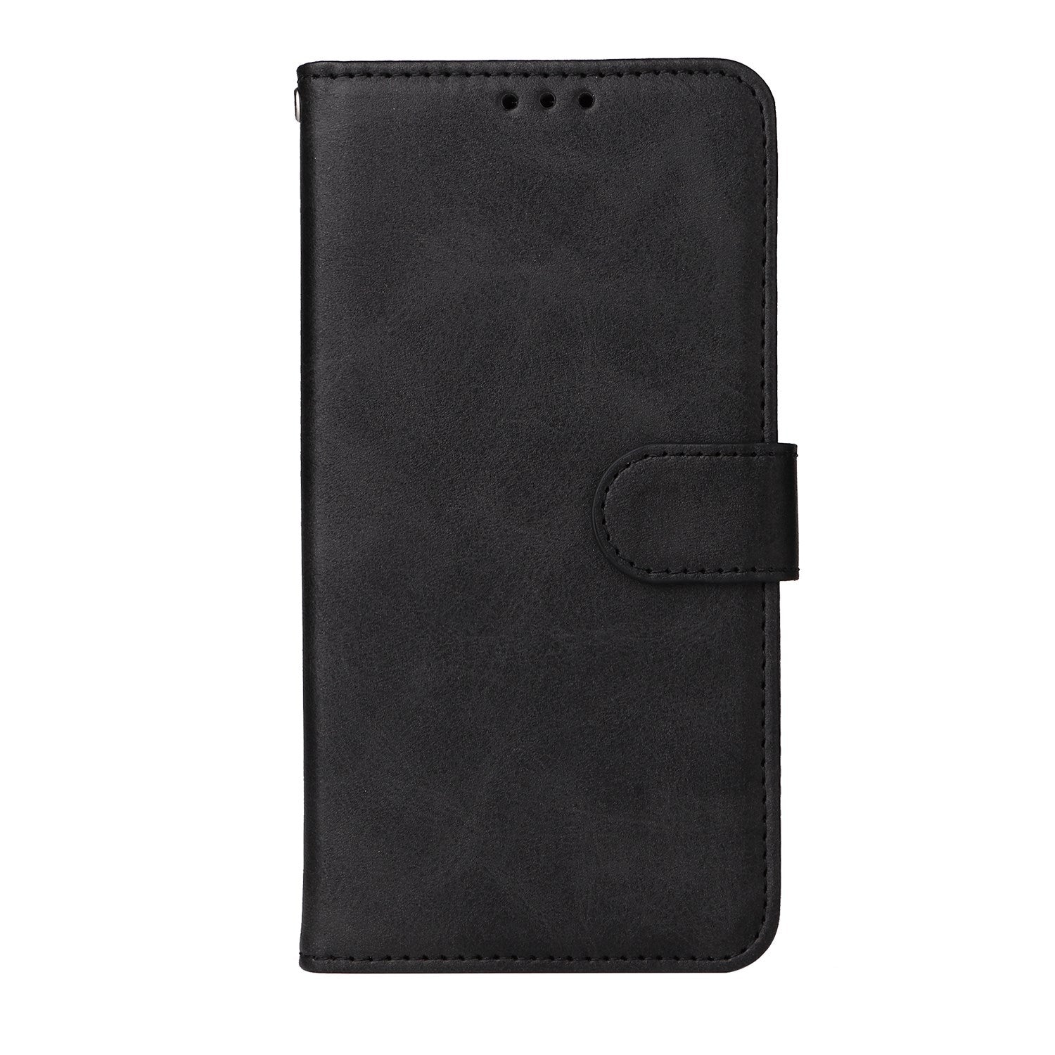 OPPO A6x EIDERWOOD Konstläder Fodral med Kortfack & Stativfunktion - Svart