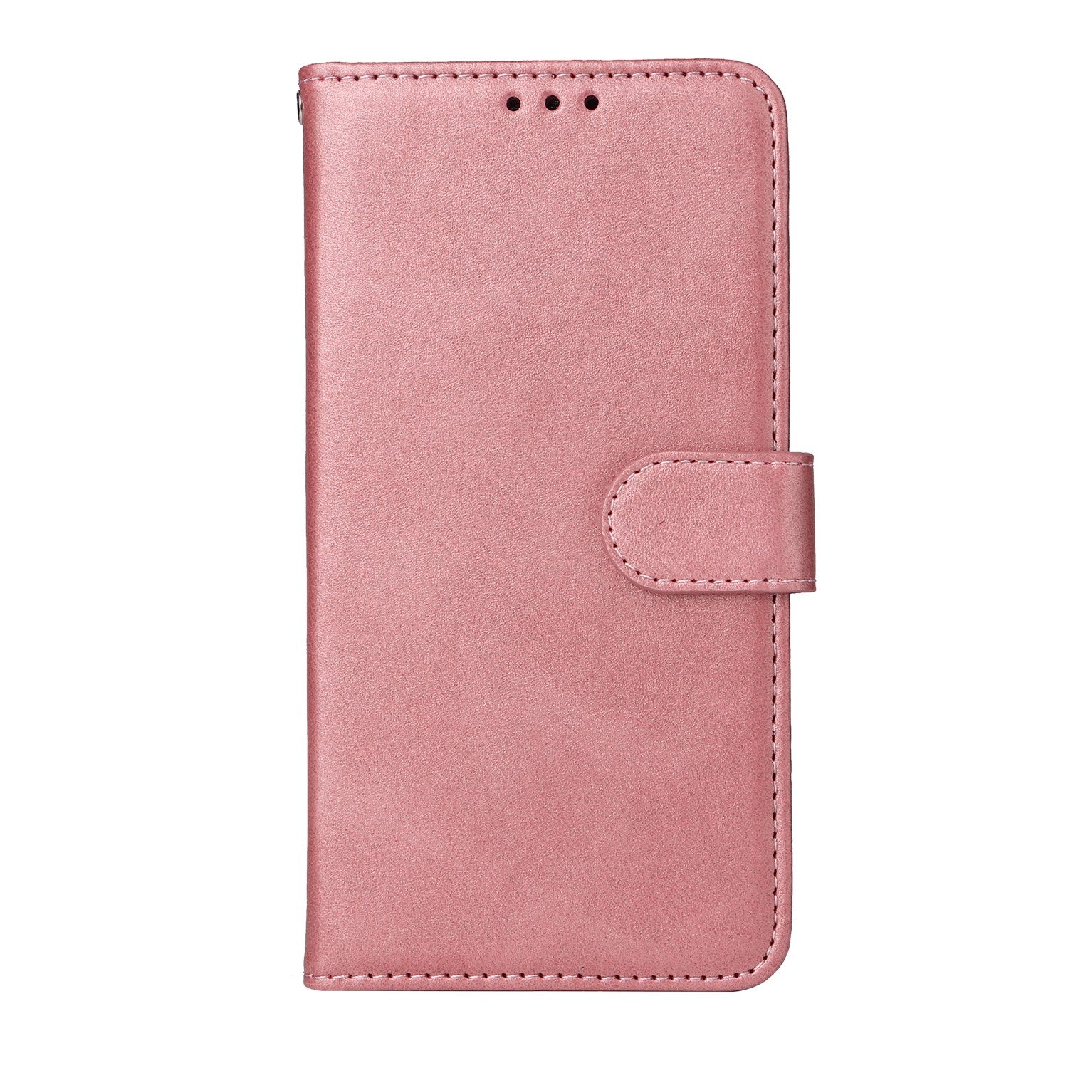 OPPO A6x EIDERWOOD Konstläder Fodral med Kortfack & Stativfunktion - Rosa