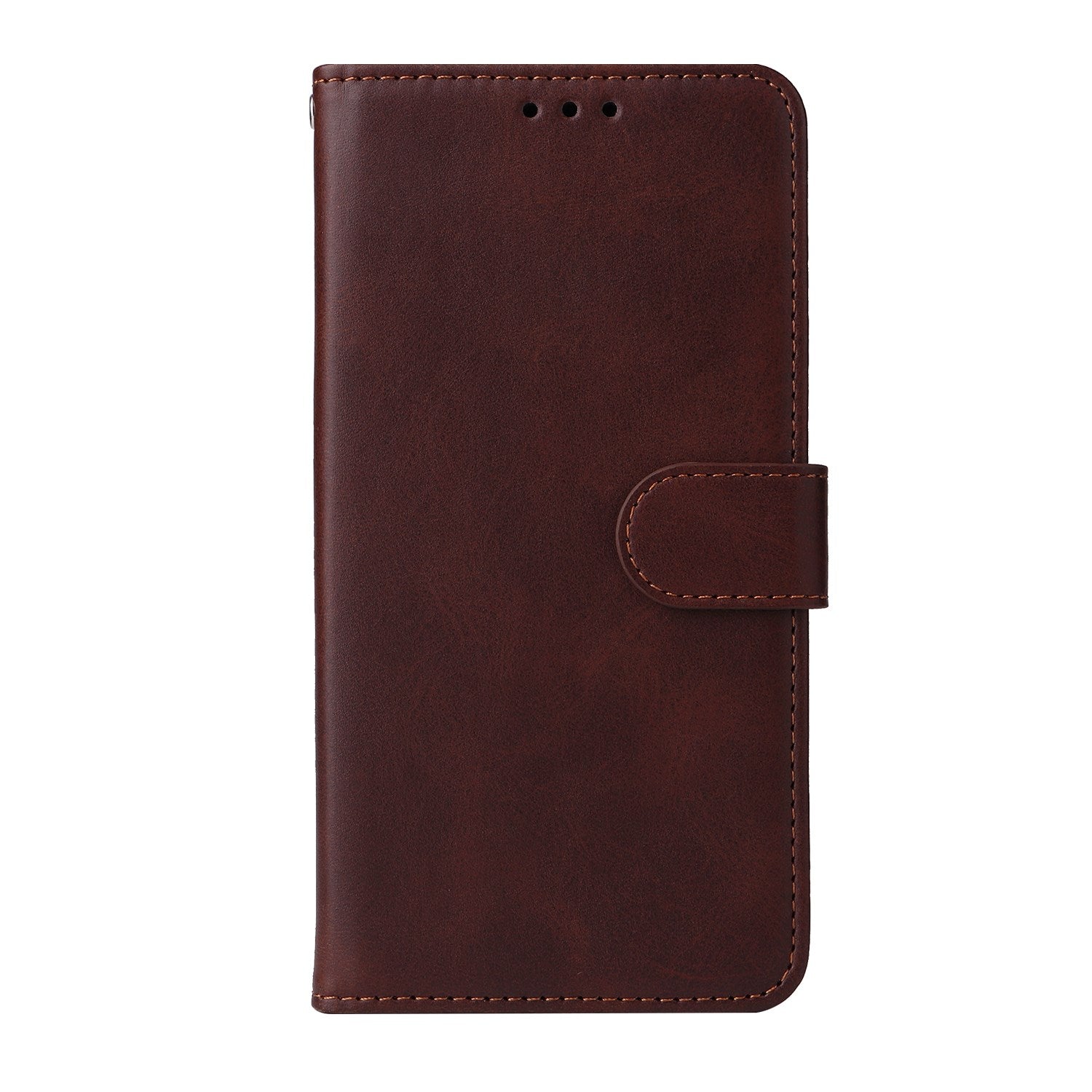 OPPO A6x EIDERWOOD Konstläder Fodral med Kortfack & Stativfunktion - Brun