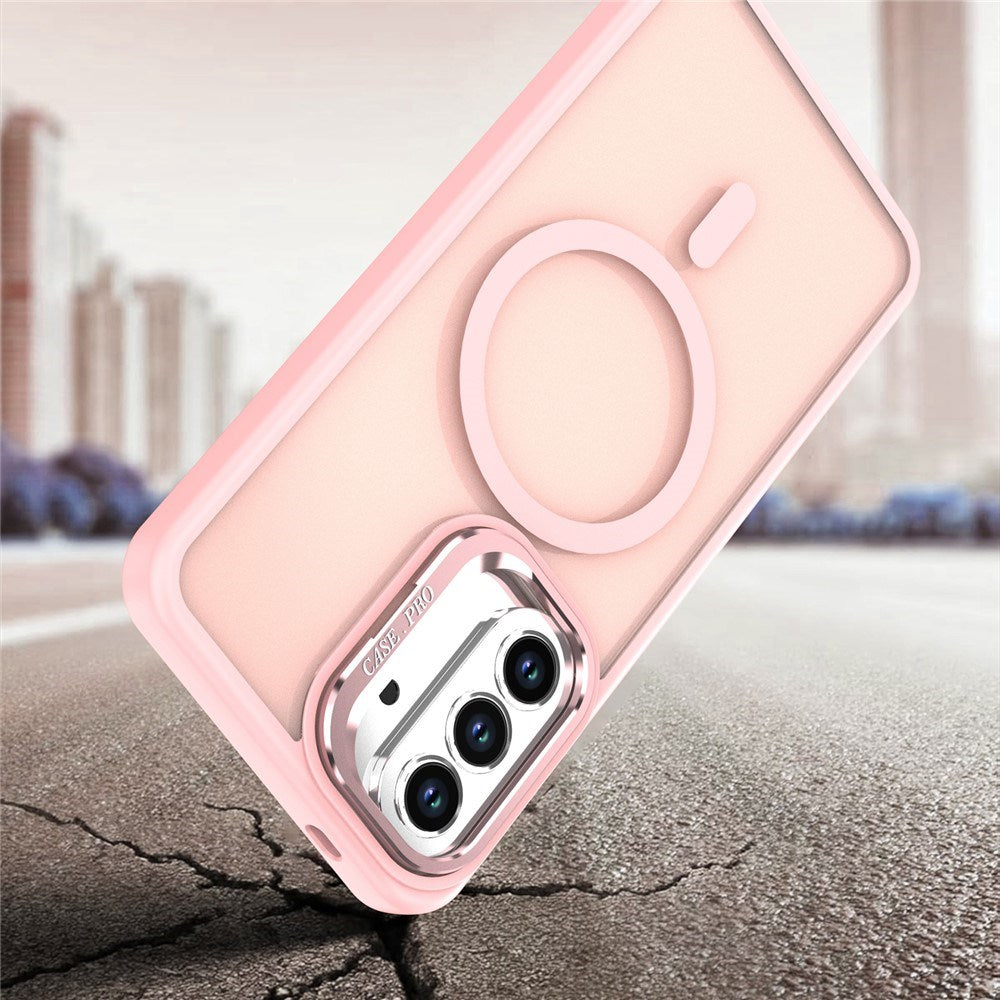 Samsung Galaxy A37 EIDERWOOD Hybrid Skal med Kickstand - MagSafe Kompatibelt - Rosa