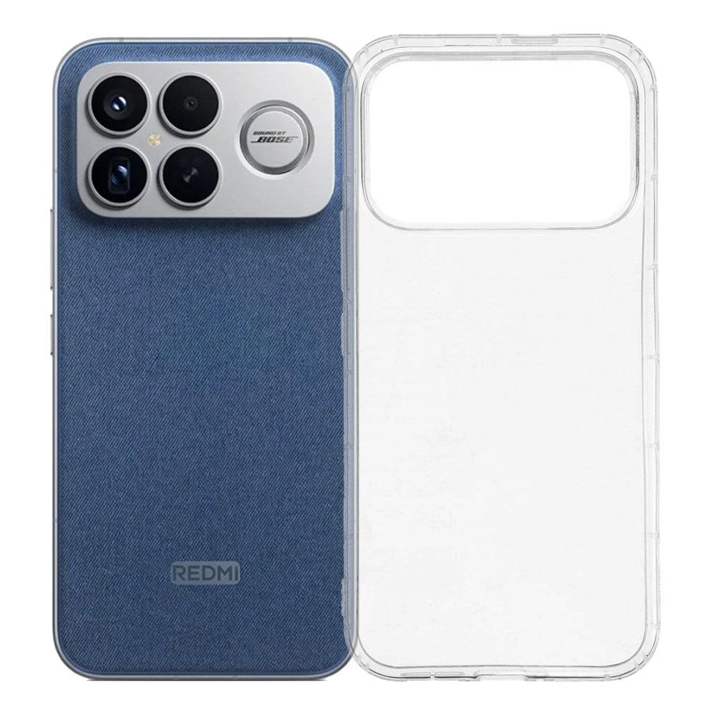 Xiaomi Poco F8 Ultra EIDERWOOD Stötdämpande Flexibelt Plast Skal – Genomskinlig