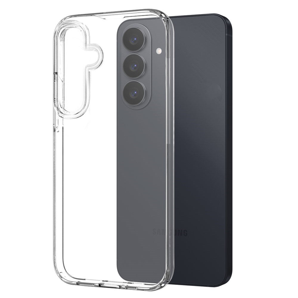 Samsung Galaxy S26+ (Plus) NORTHJO 3-i-1 Skyddspaket m. Flexibelt Plast Skal / Härdat Skärmskyddsglas / Kameralinsskyddsglas - Genomskinlig