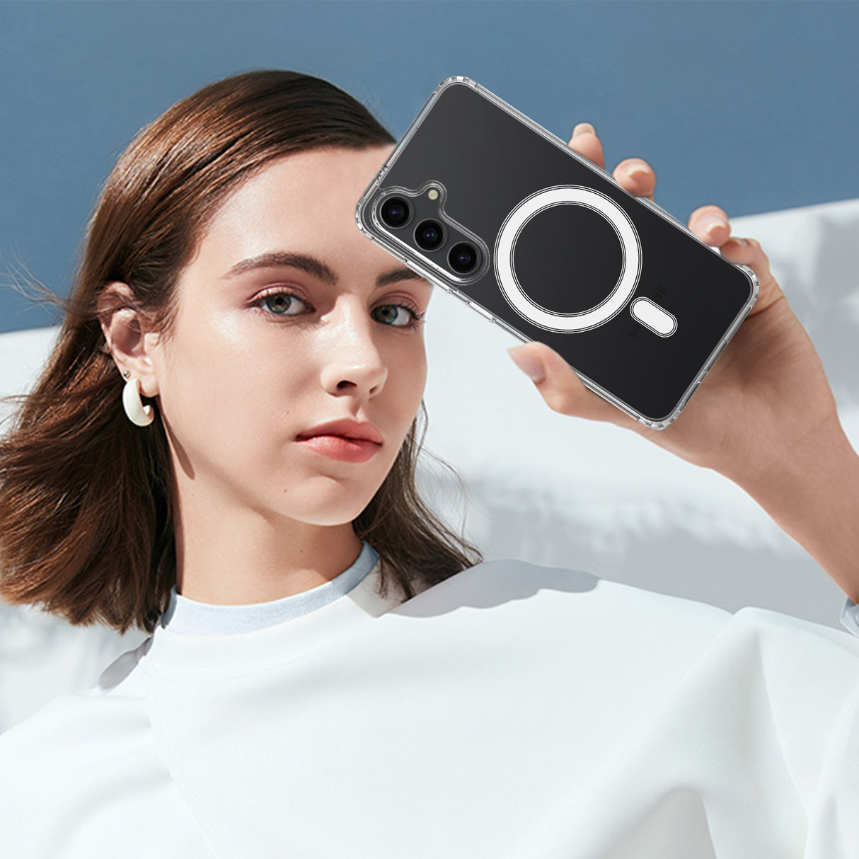 Samsung Galaxy A57 EIDERWOOD Hybrid Skal - MagSafe Kompatibel - Genomskinlig