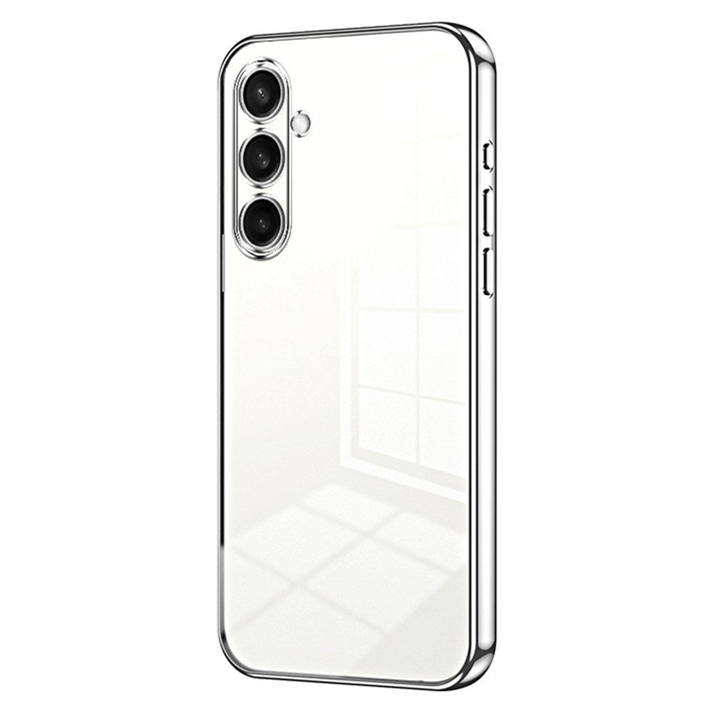 Samsung Galaxy A27 EIDERWOOD Flexibelt Plast Skal - Glansig Yta - Genomskinlig / Silver