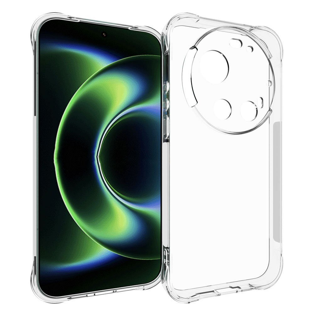 Xiaomi 17 Ultra EIDERWOOD Flexibelt Plast Skal m. Förstärkta Hörn - Genomskinlig