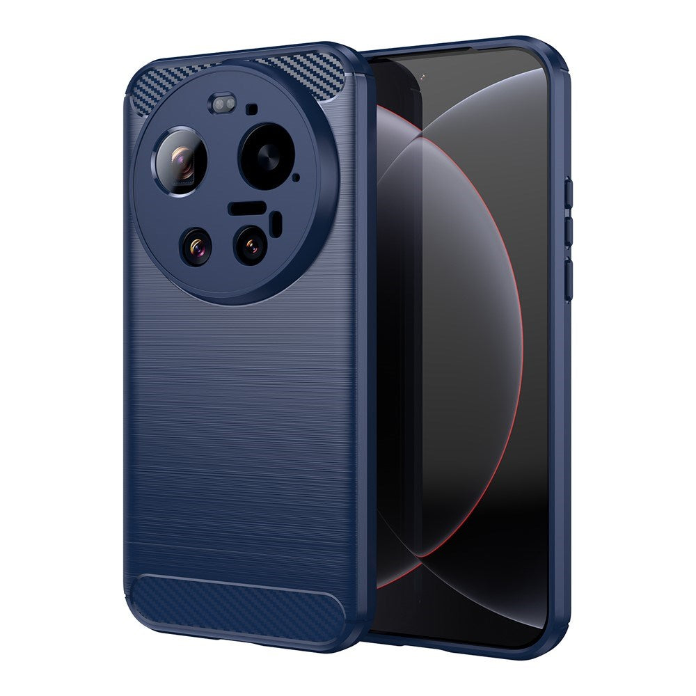 Xiaomi 17 Ultra EIDERWOOD Brushed Carbon Skal - Blå
