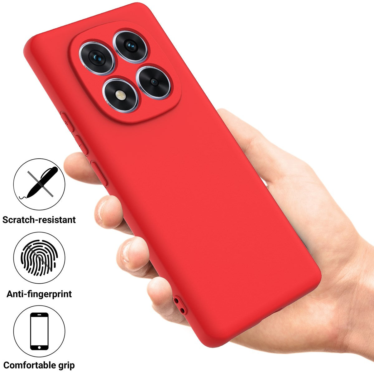 Xiaomi Redmi Note 15 Pro (5G) EIDERWOOD Silikon Skal m. Rem - Röd