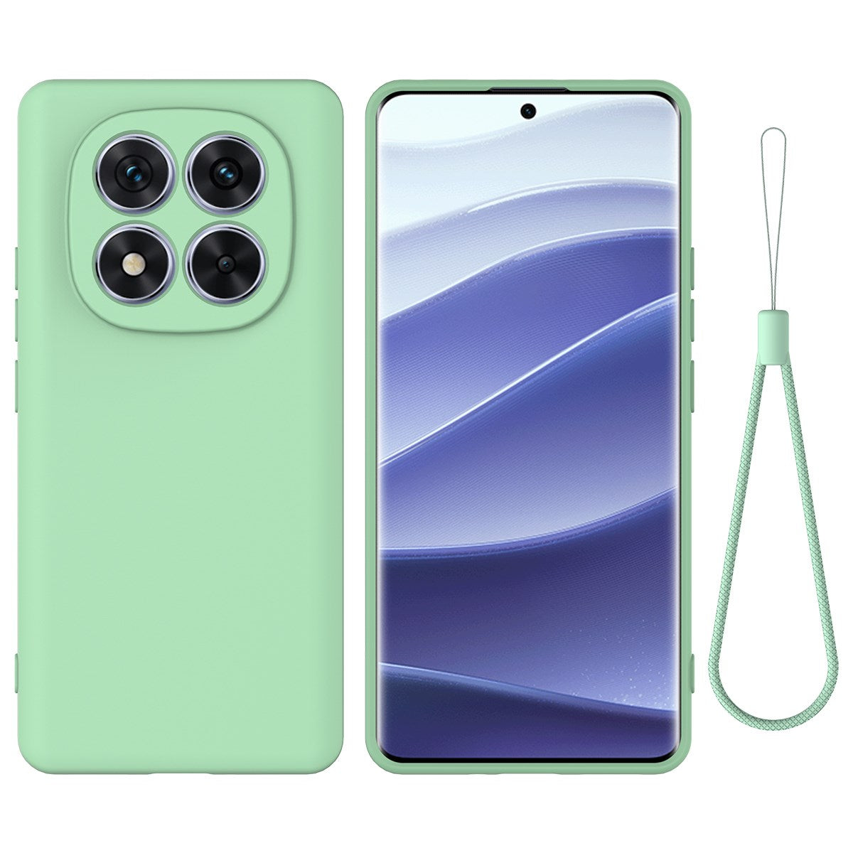 Xiaomi Redmi Note 15 Pro (5G) EIDERWOOD Silikon Skal m. Rem - Grön