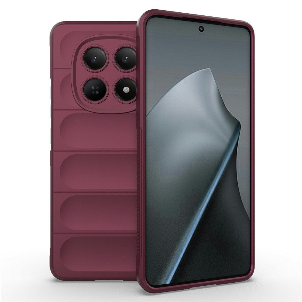 Xiaomi Redmi Note 15 (5G) EIDERWOOD Rugged Plast Skal – Mörkröd
