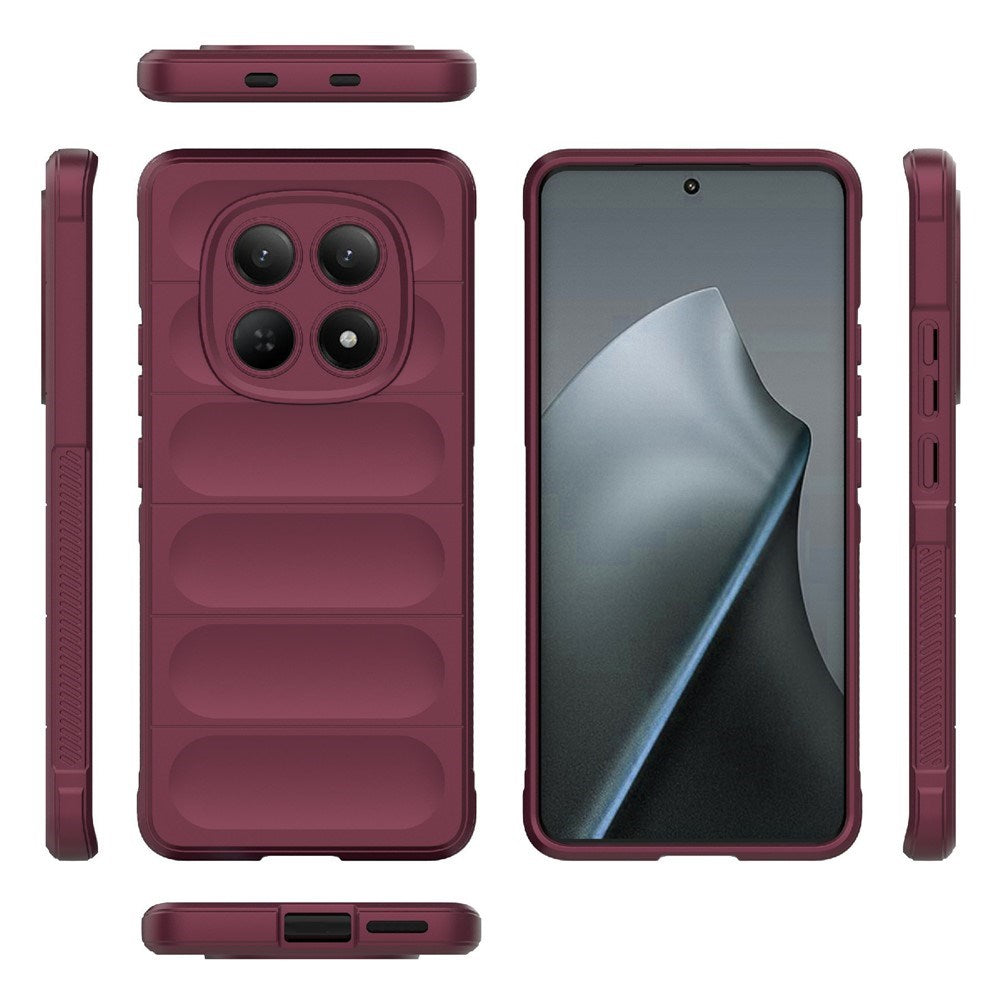 Xiaomi Redmi Note 15 (5G) EIDERWOOD Rugged Plast Skal – Mörkröd