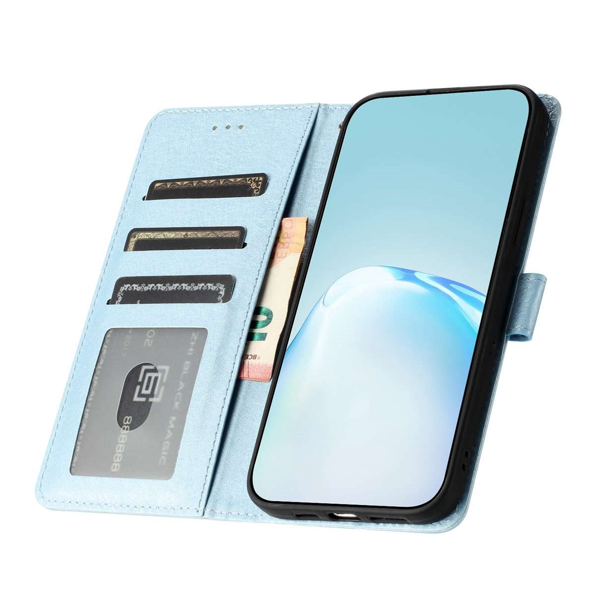 Xiaomi Redmi Note 15 (5G) / Poco M8 (5G) EIDERWOOD Konstläder Fodral m. Rem – Blå