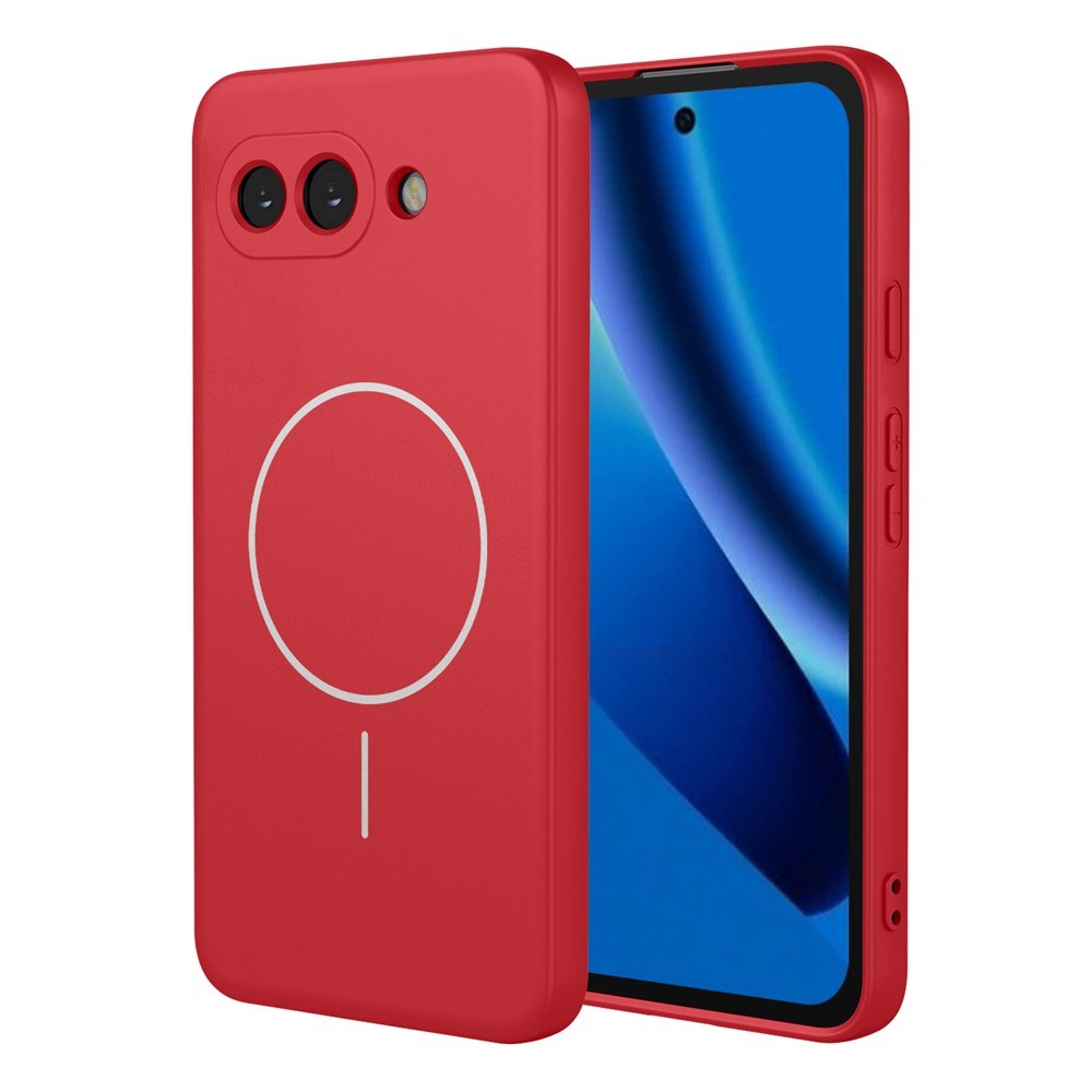 Google Pixel 10a EIDERWOOD Flexibelt Plast Skal – MagSafe Kompatibel – Röd