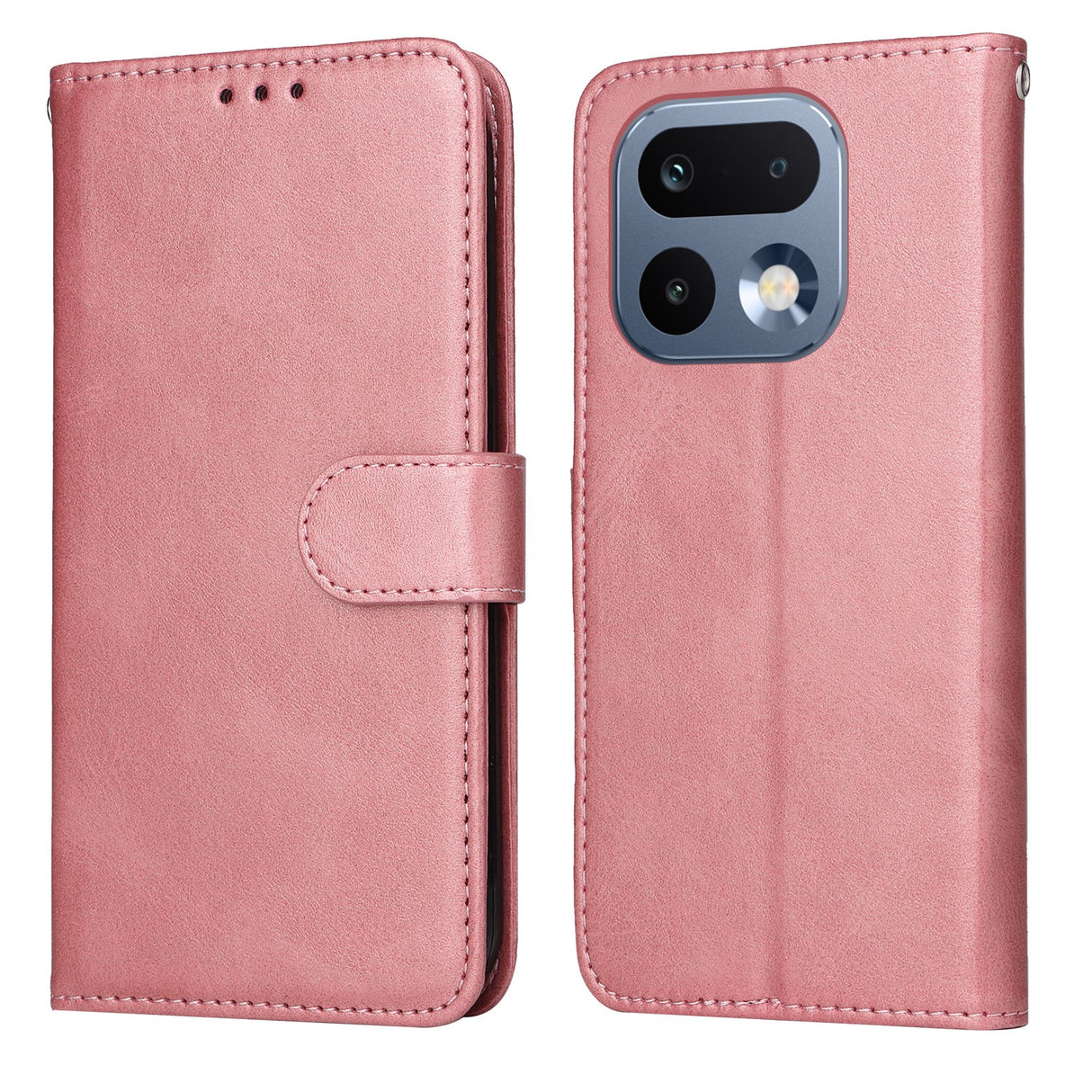 Realme 16 Pro EIDERWOOD Konstläder Fodral m. Rem - Rosa