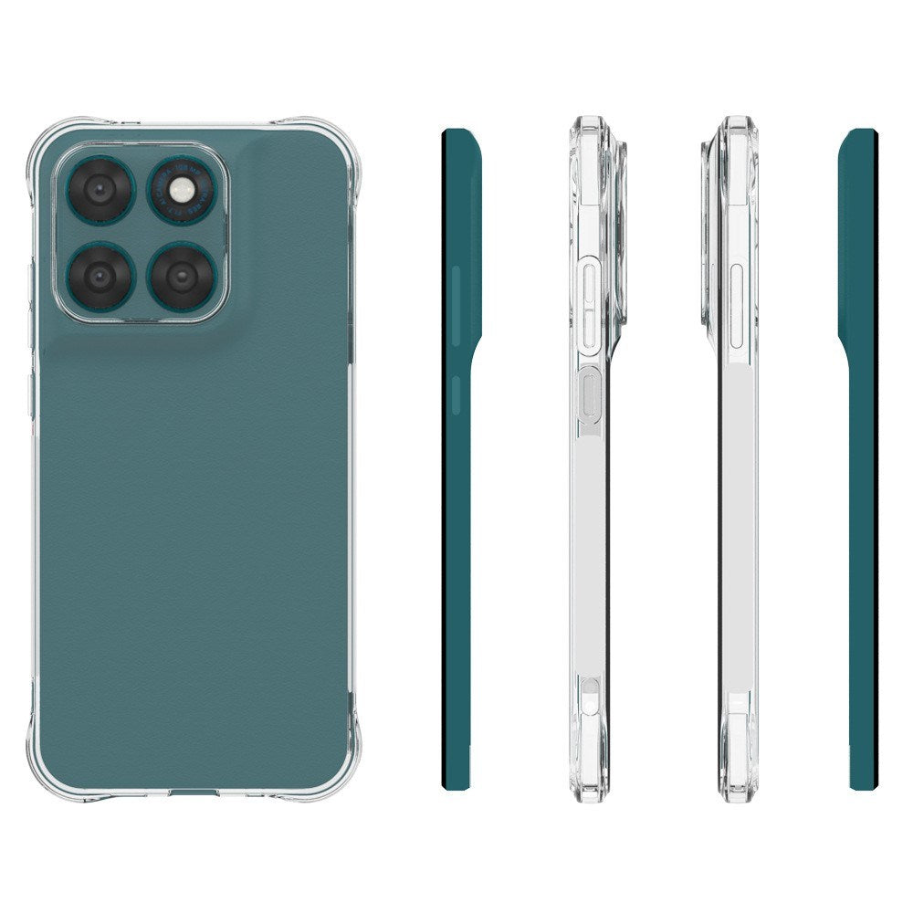 Motorola Moto G77 / G67 EIDERWOOD Flexibelt Plast Skal m. Förstärkta Hörn - Genomskinlig