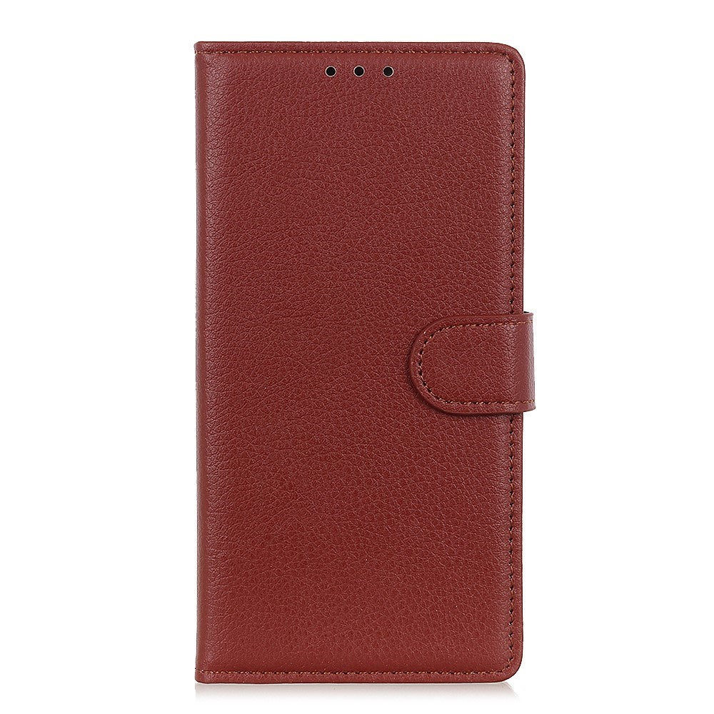 Motorola Edge 70 Fusion EIDERWOOD Konstläder Fodral m. Korthållare & Ställfunktion – Brun