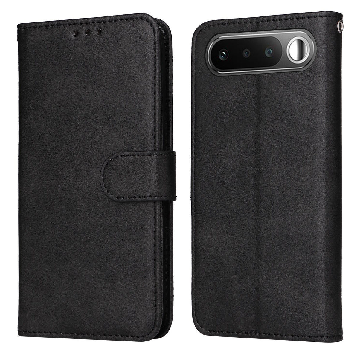 Realme 16 EIDERWOOD Konstläder Fodral m. Rem - Svart