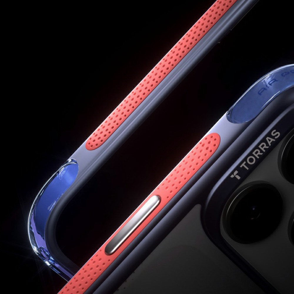 iPhone 17 Pro TORRAS Ostand Q3 Air Skal med 360° Stativ – MagSafe Kompatibelt - UK Lion