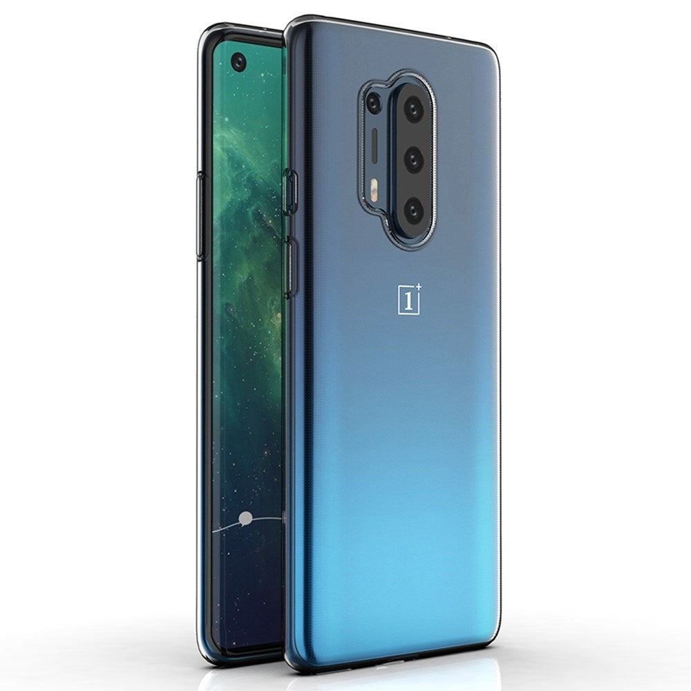EIDERWOOD OnePlus 8 Pro Flexibelt Plastskal - Transparent