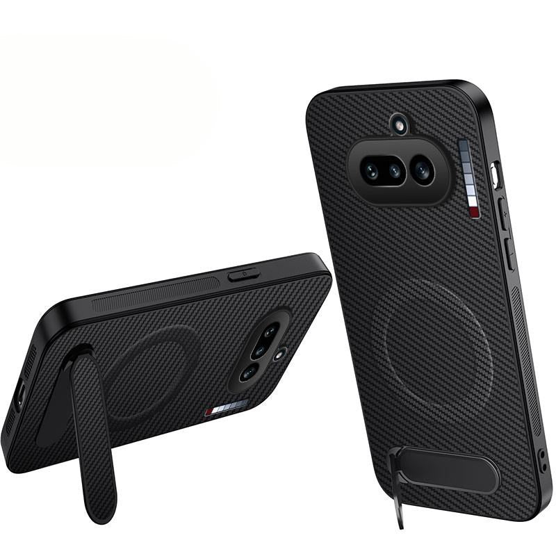 Nothing Phone (4a) EIDERWOOD Hybrid Skal med Stöd - Svart
