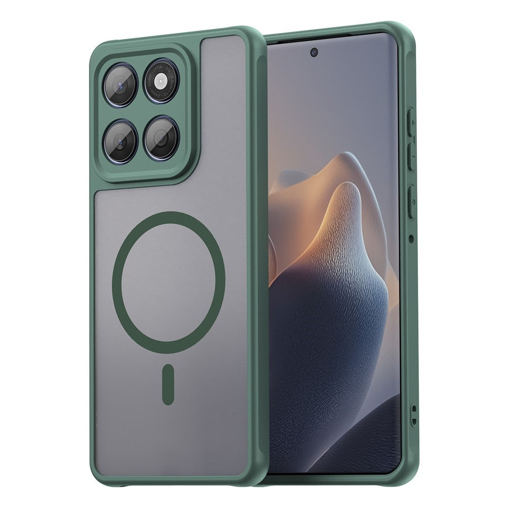 Motorola Moto G77 / G67 EIDERWOOD Hybrid Plast Skal - MagSafe Kompatibel - Grön
