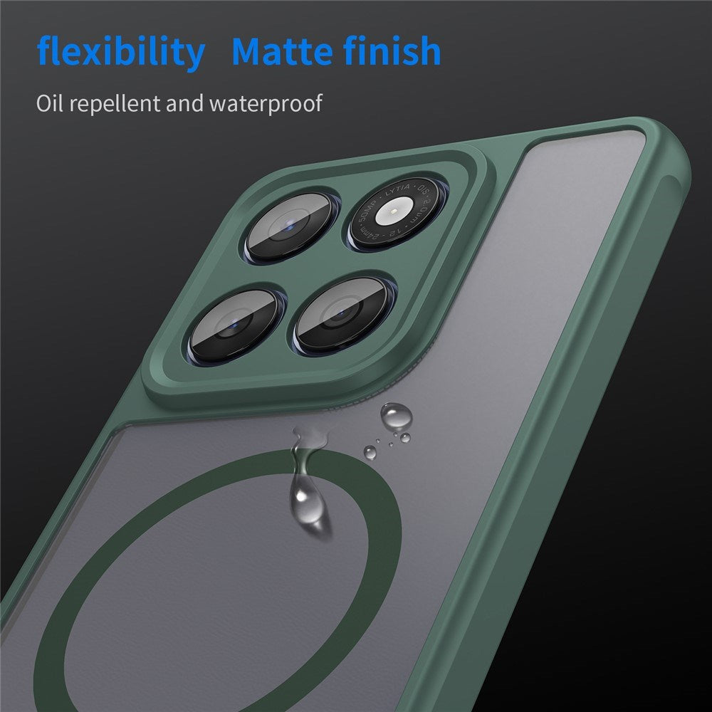 Motorola Moto G77 / G67 EIDERWOOD Hybrid Plast Skal - MagSafe Kompatibel - Grön