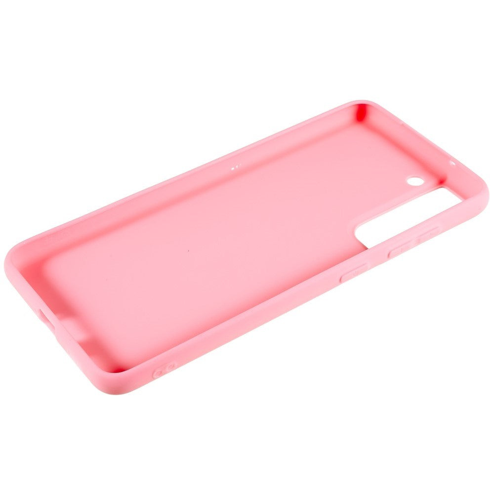 EIDERWOOD Samsung Galaxy S21 FE Flexibelt Plast Skal - Rosa