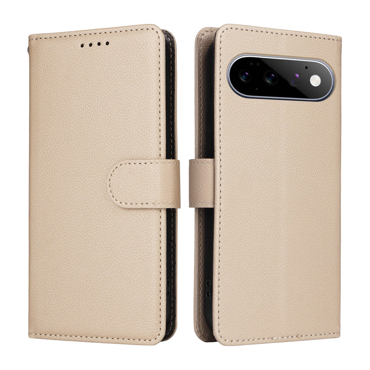 EIDERWOOD Google Pixel 11 / 11 Pro Fodral - Korthållare & Handledsrem - Beige