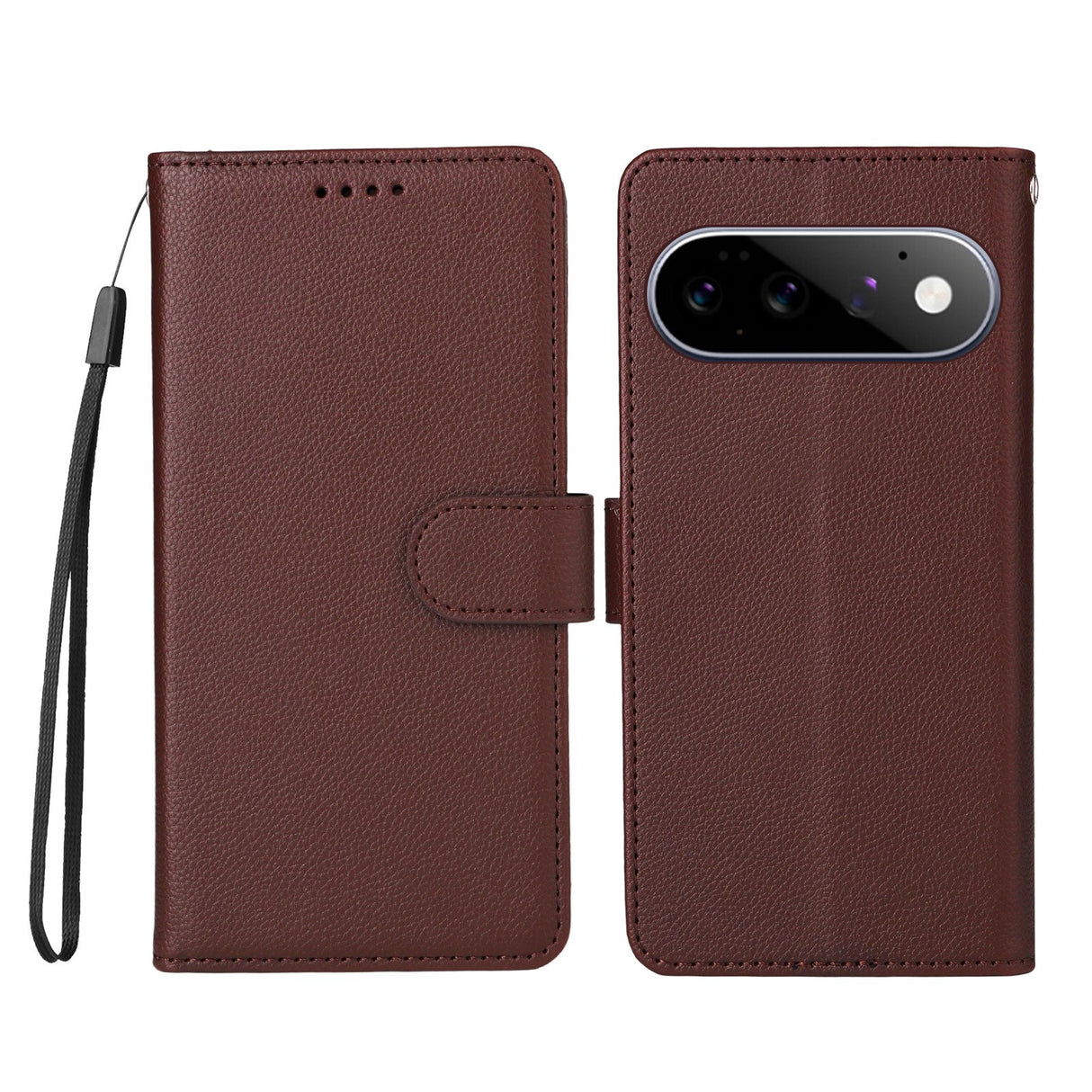 EIDERWOOD Google Pixel 11 / 11 Pro Fodral - Korthållare & Handledsrem - Brun