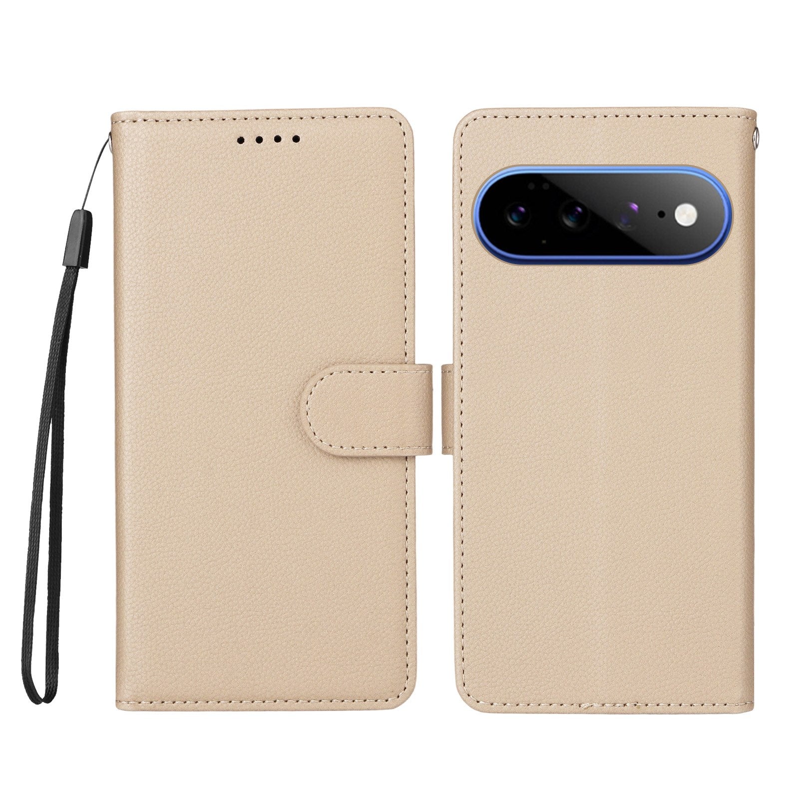 EIDERWOOD Google Pixel 11 Pro XL Fodral - Korthållare & Handledsrem - Beige