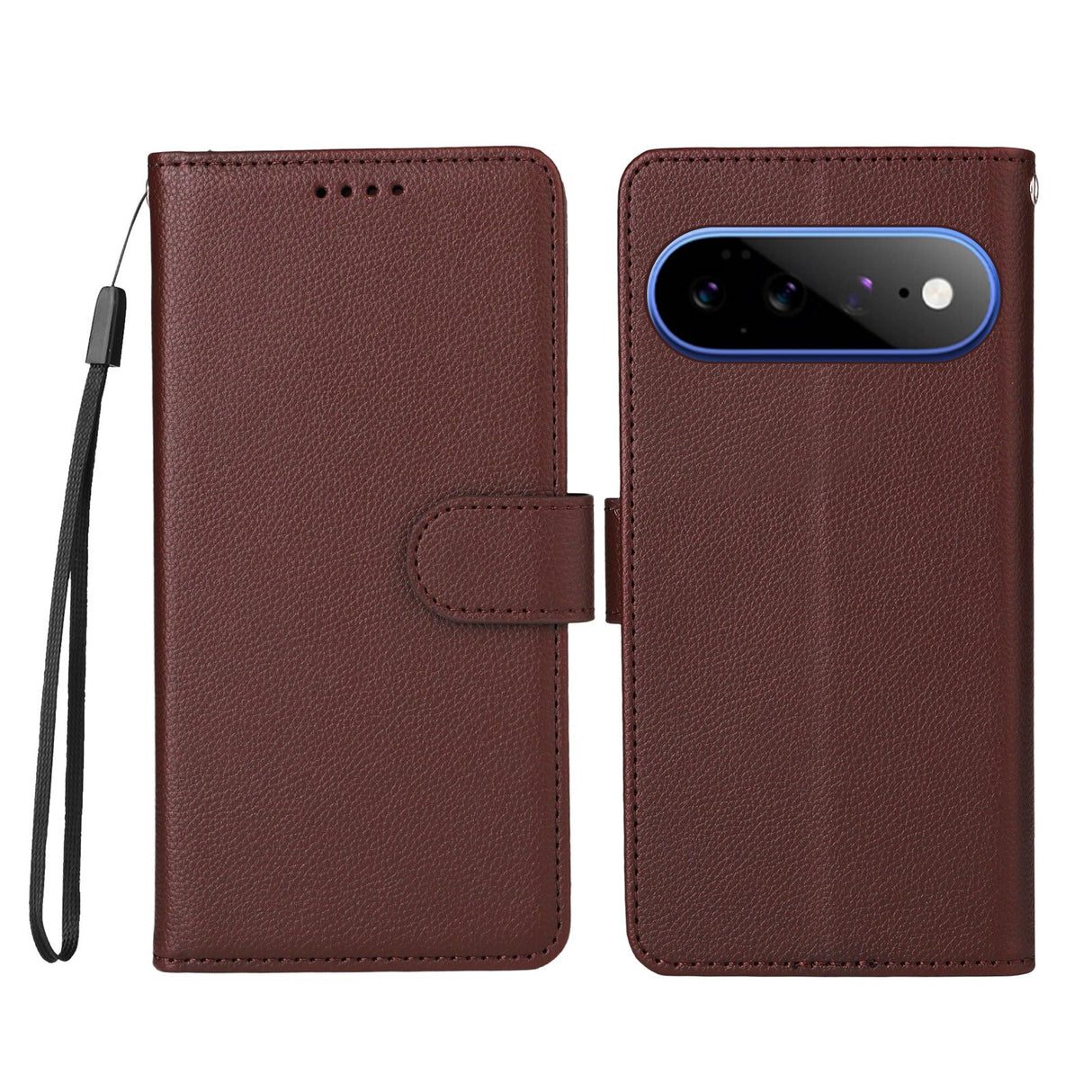 EIDERWOOD Google Pixel 11 Pro XL Fodral - Korthållare & Handledsrem - Brun