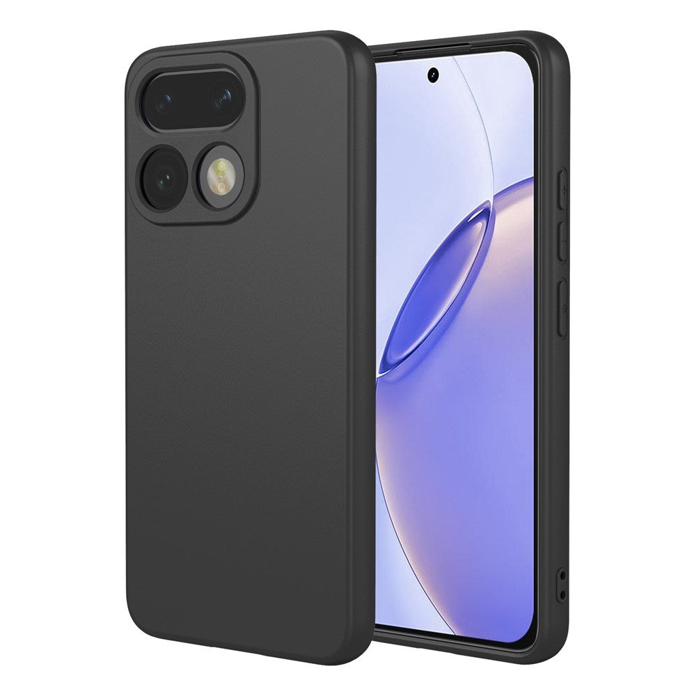 Realme 16 Pro EIDERWOOD Fodrat Flexibelt Plast Skal - Svart