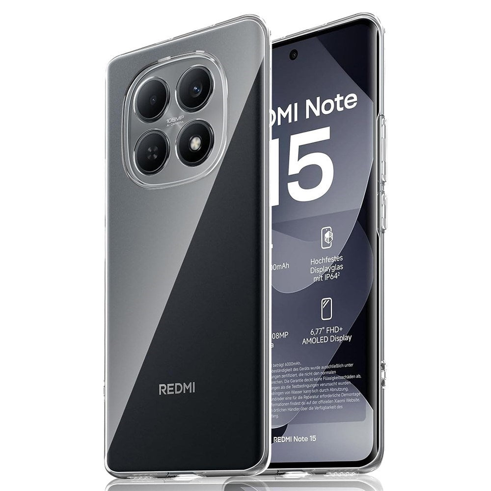 Xiaomi Redmi Note 15 (5G) / Poco M8 (5G) EIDERWOOD Flexibelt Plast Skal - Genomskinlig