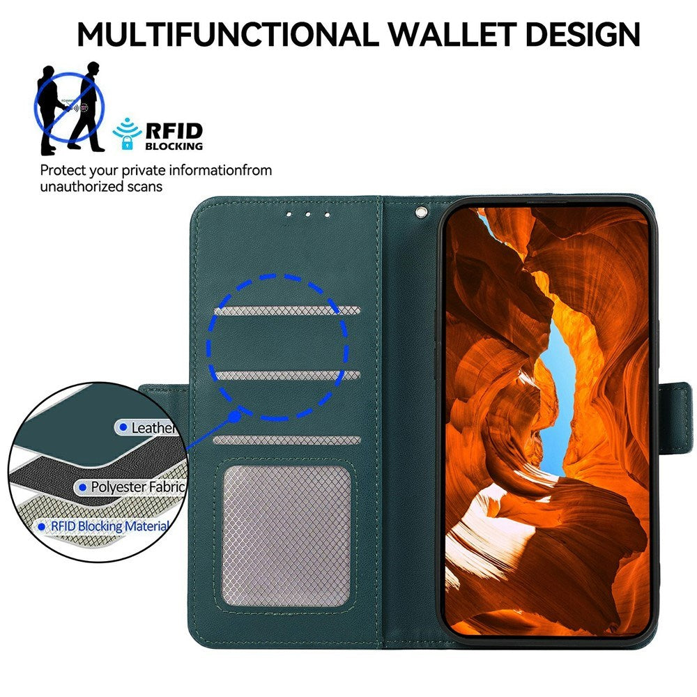 EIDERWOOD Google Pixel 11 / 11 Pro Fodral med RFID-Blockerare & Korthållare - Mörkgrön